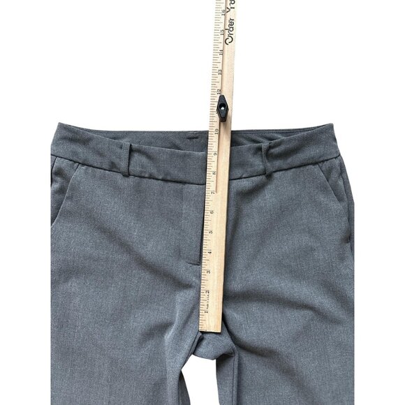 New York & Company Pants Womens 2 Tall Gray Wide Leg Stretch Dress Office Wear - Picture 6 of 8